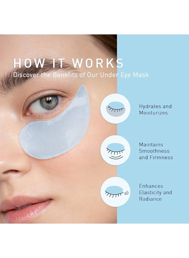 فايانكو 10 Pairs Eye Mask Under Eye Mask Anti Aging Eye Patches for Puffy Wrinkles Eyes Moisturizing and Reducing Dark Circles Eye Treatment Skin Care Eye Mask Patches Crystal Eye Sleeping Mask Collagen - Image 2